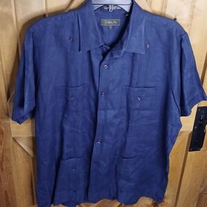 Fernando  Pena Masters of Linen Mens Button Down Shirt..L
